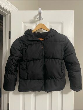Kids Ozark Trail Black Puffer Coat with Hood